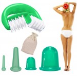 Ventuze de masaj anticelulitic si facial VMA010AA, 4 bucati Verzi + 1 Accesoriu si saculet Ventuze de masaj anticelulitic si facial VMA010AA, 4 bucati Verzi + 1 Accesoriu si saculet